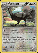 UNFEZANT PARALLEL (REVERSE) FOIL Pokemon BW2 Emerging Powers Card # 82/98