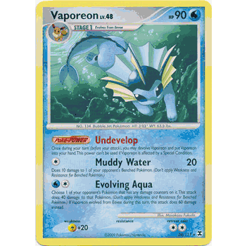 rare vaporeon card POKÉMON CARD GAME s6a 075/069 SR