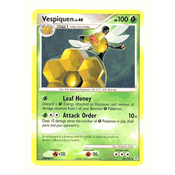 VESPIQUEN Rare Pokemon Diamond & Pearl Card # 39