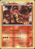 VOLCANION Pokemon XY Steam Siege XY11 Parallel Foil Rare Card # 25 - Click to enlarge