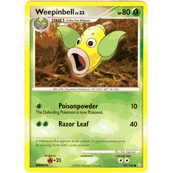 WEEPINBELL Pokemon Legends Awakened Common Card # 127