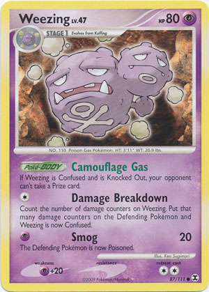 pokemon weezing card Pokemon Card Weezing AR 105/098 The Glory of Team Rocket JP