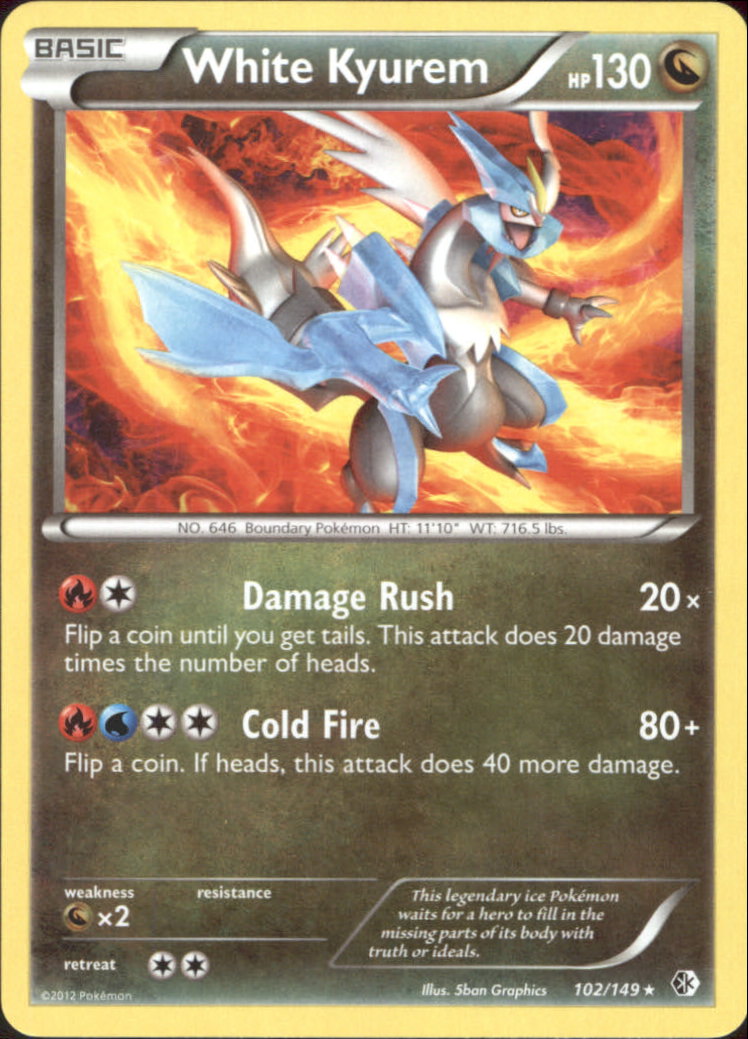 kyurem pokemon card Black Kyurem (100/149) [Black & White: Boundaries Crossed]
