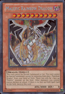 YMP1-EN005 MALEFIC RAINBOW DRAGON Limited Edition Secret Rare Holofoil Yugioh 3D Movie Pack Promo Card
