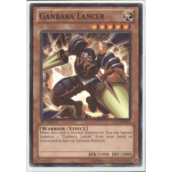 YS13-ENV04 GANBARA LANCER Yugioh Super Starter: V for Victory Power-up Pack Card