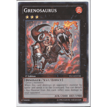 YS13-ENV08 GRENOSAURUS Yugioh Super Starter: V for Victory Power-up Pack Card