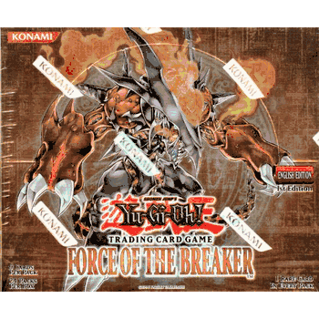 Yu-gi-oh Force of the Breaker 1st Edition Booster Box containing 24 Yugioh Packs