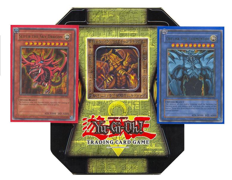 Yugioh Stop2Shop.com custom made <b>EGYPTIAN GOD CARD TIN SET CONTAINING ALL THREE ENGLISH GOD CARDS</b> exclusively available at Stop2Shop.com Yugioh Stop2Shop.com custom made <b>EGYPTIAN GOD CARD TIN SET CONTAINING ALL THREE ENGLISH GOD CARDS</b> exclusively available at Stop2Shop.com