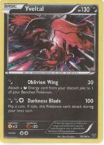YVELTAL Pokemon X&Y Base Set Shattered Holo Rare Card # 78/146 - Click to enlarge