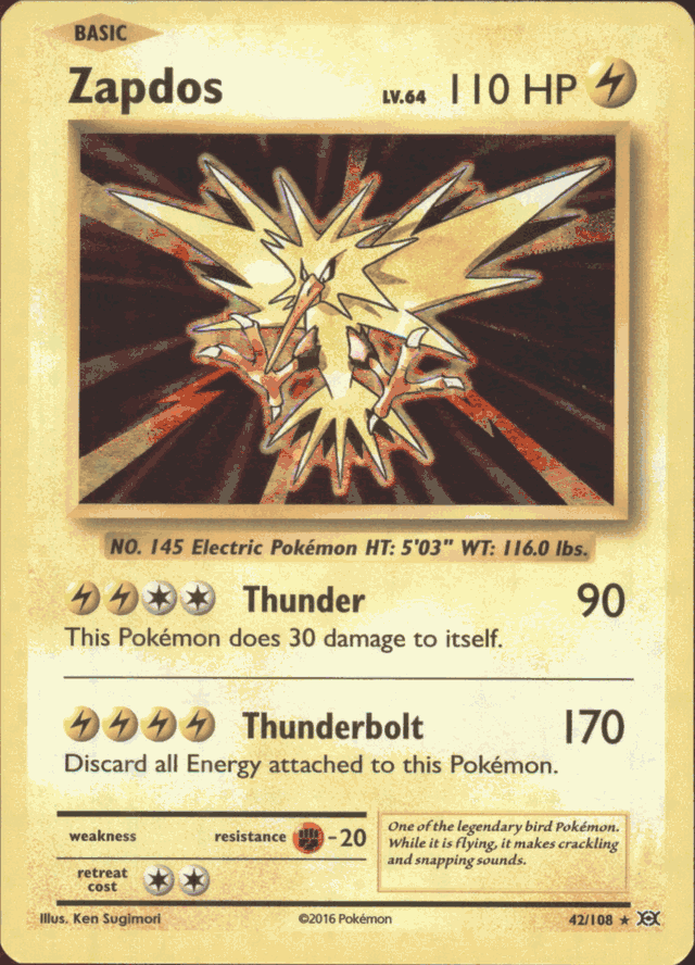 zapdos rare card Pokemon - ex 192/165 - Pokemon 151 - Full Art Ultra style setup or your main portfolio Rare Zapdos Card? : r/PokemonTCG