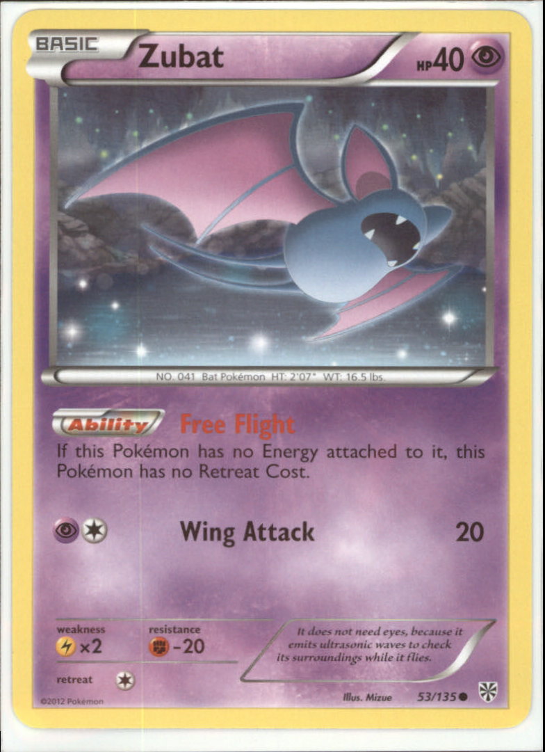 pokemon zubat card Pokemon Card Japanese Team Rocket's Zubat 064/098 sv10 C TCG — ToysOneJapan main image 0