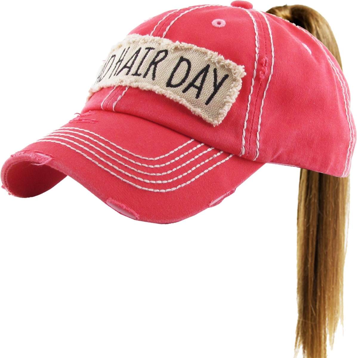 Bad Hair Day Ponytail Hat