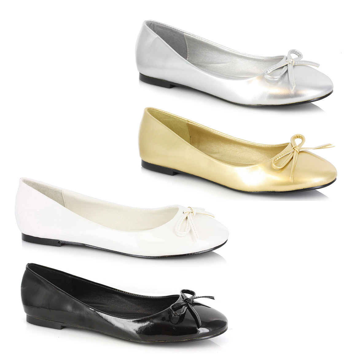 Ballet Flats with Bow
