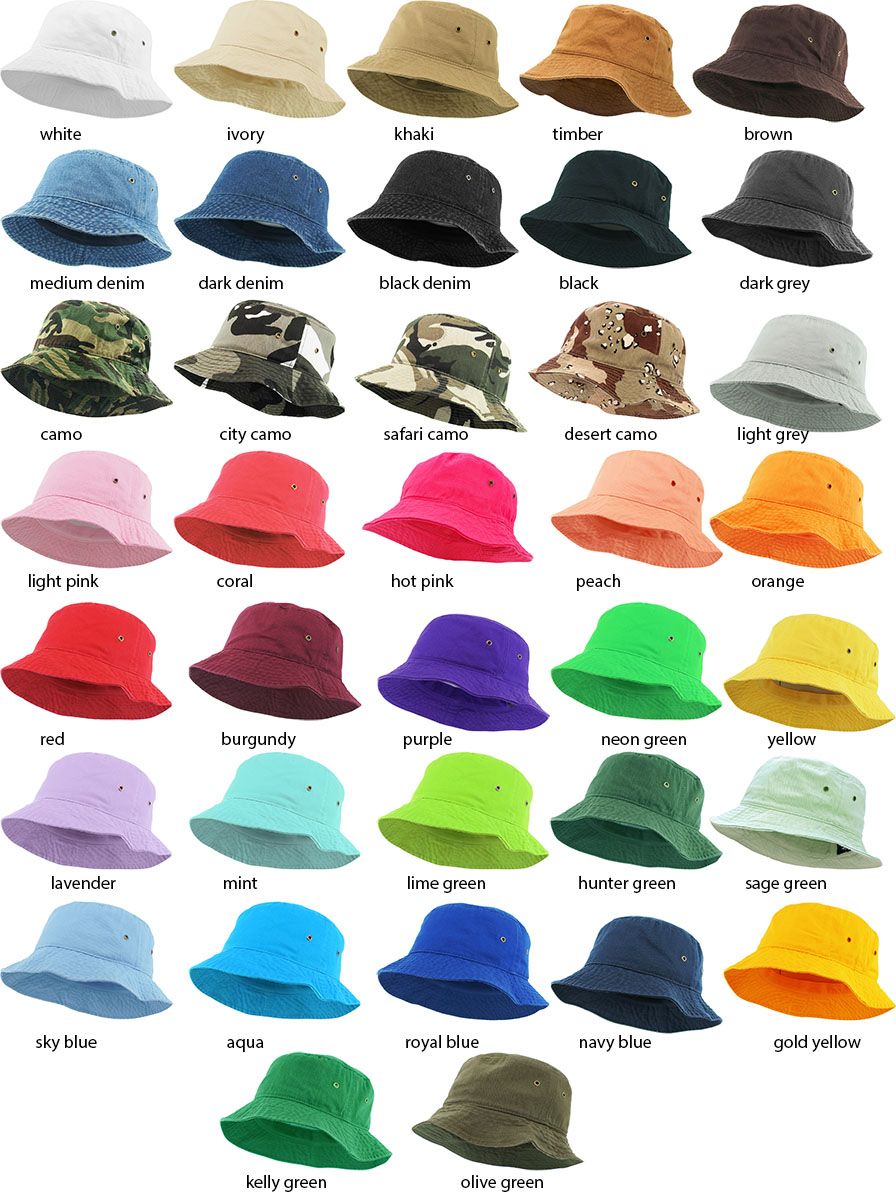 Cotton Canvas Bucket Hat