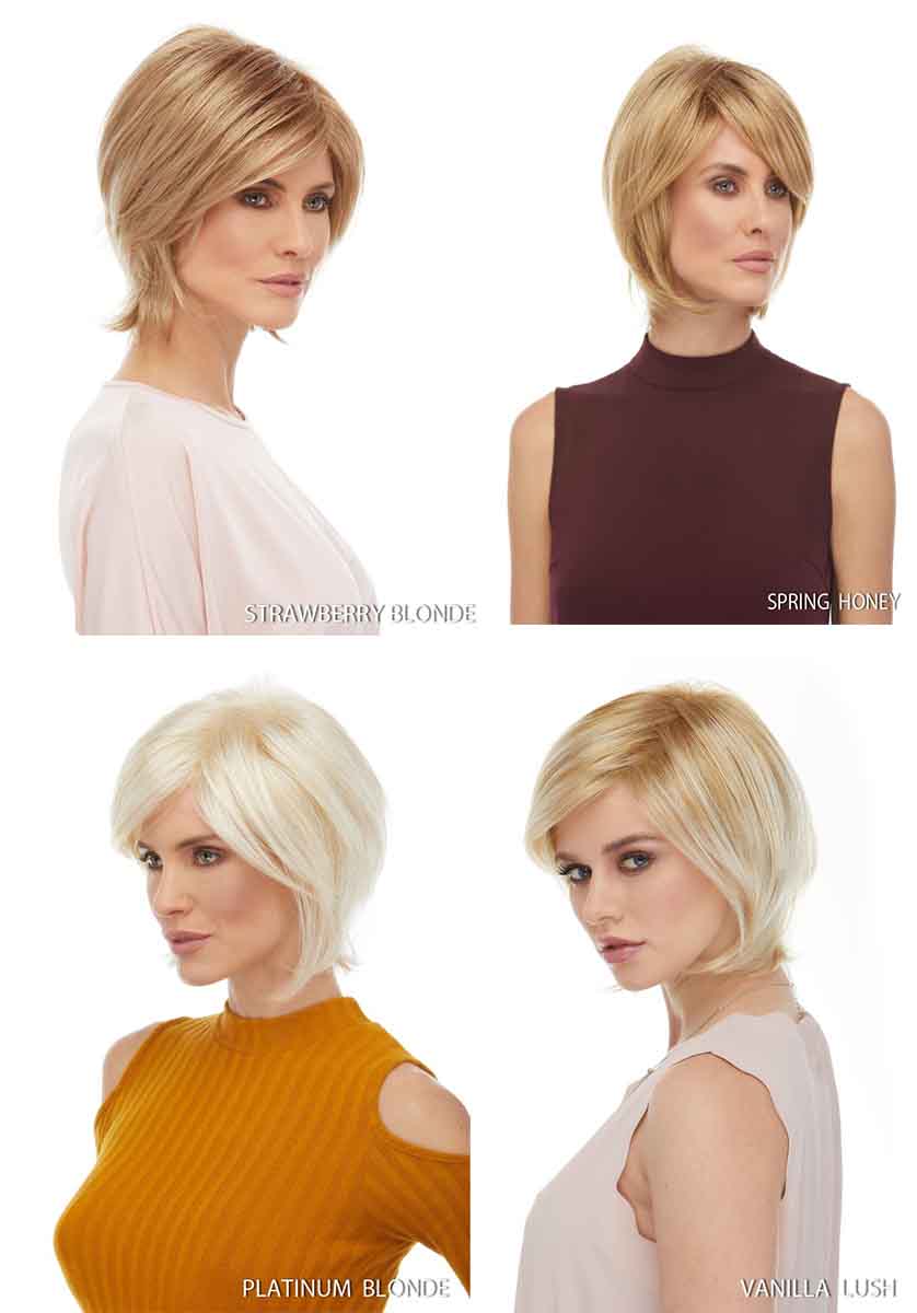 Tapered Bob Wig with Sideswept Bangs Raquel