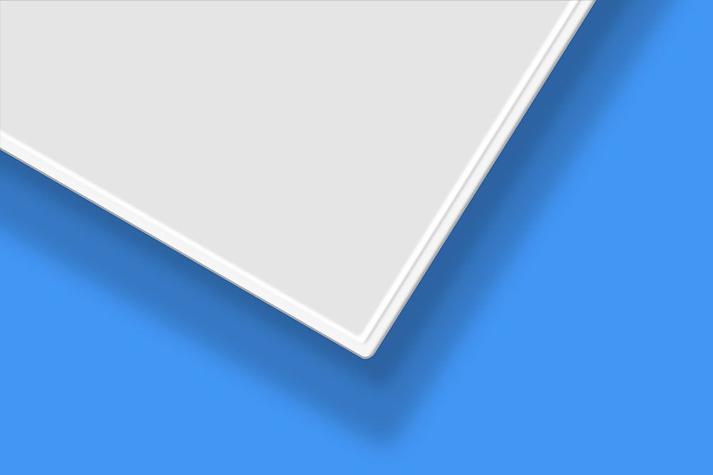 1/4" Thick Glass Dry Erase Board, Standoff or ZBracket Mount