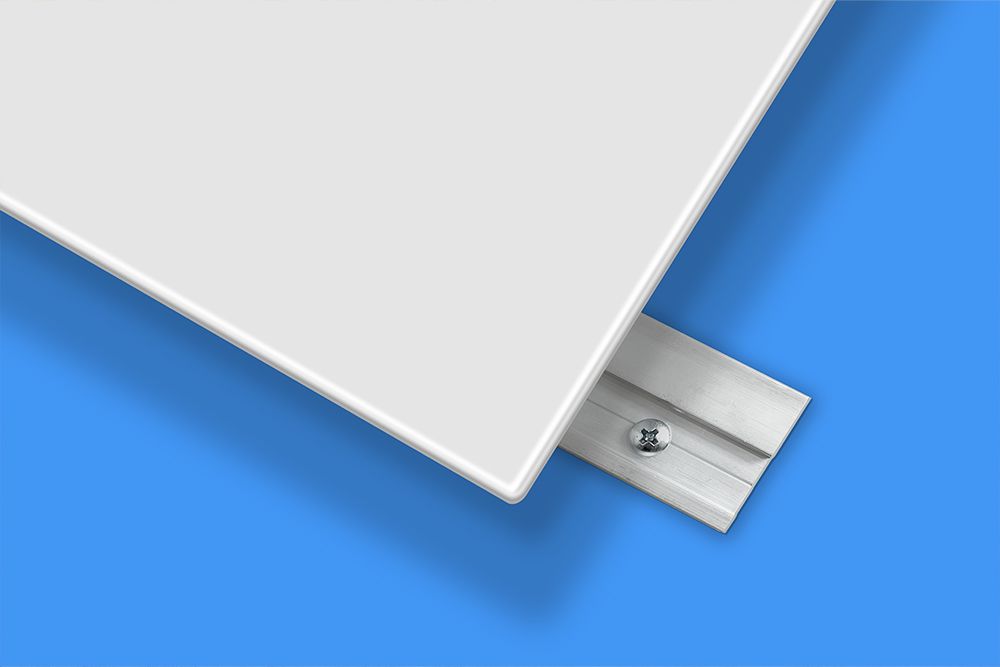 1/8" Thick Glass Dry Erase Board, Standoff or ZBracket Mount