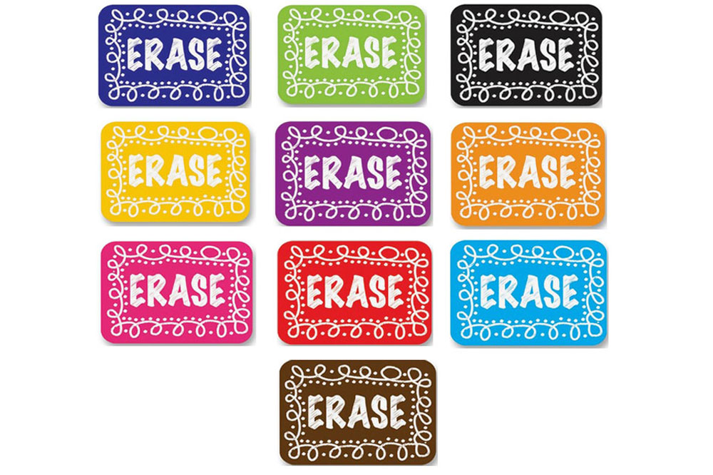 10 Pack Whiteboard Eraser