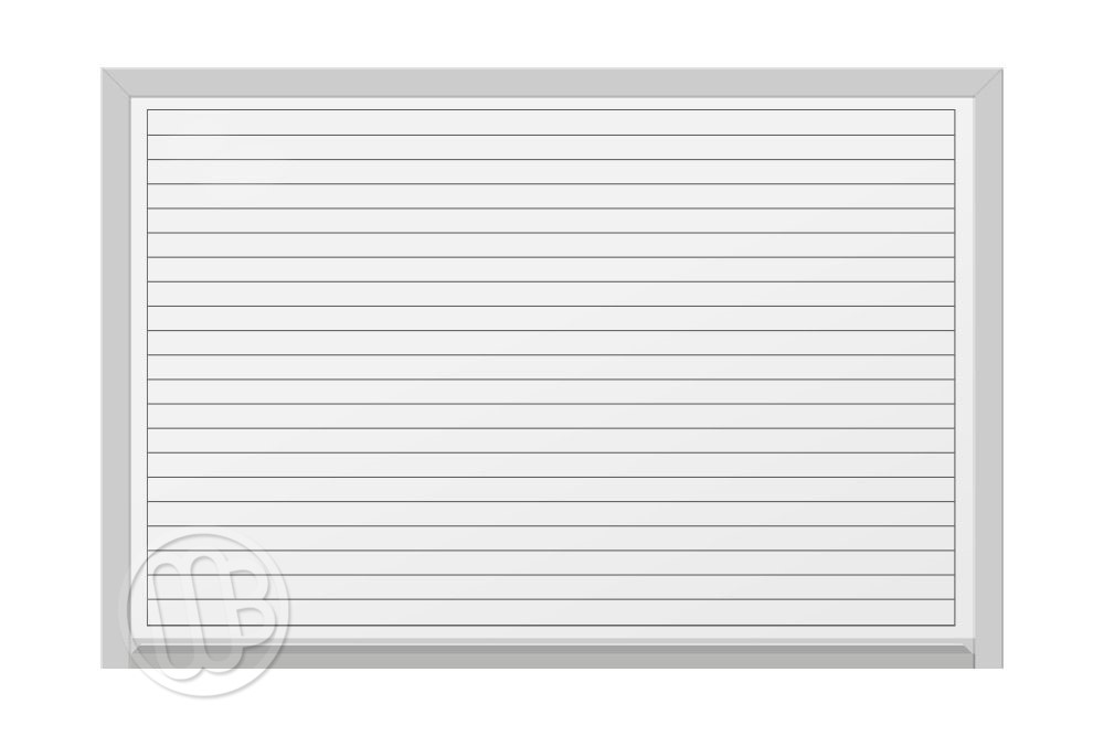 2 x 3 Lined Marker Boards