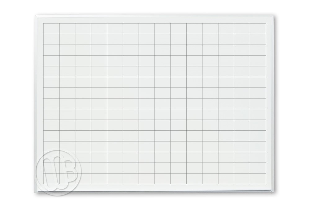 Dry Erase Board with Grids 32" x 45.5" Whiteboard