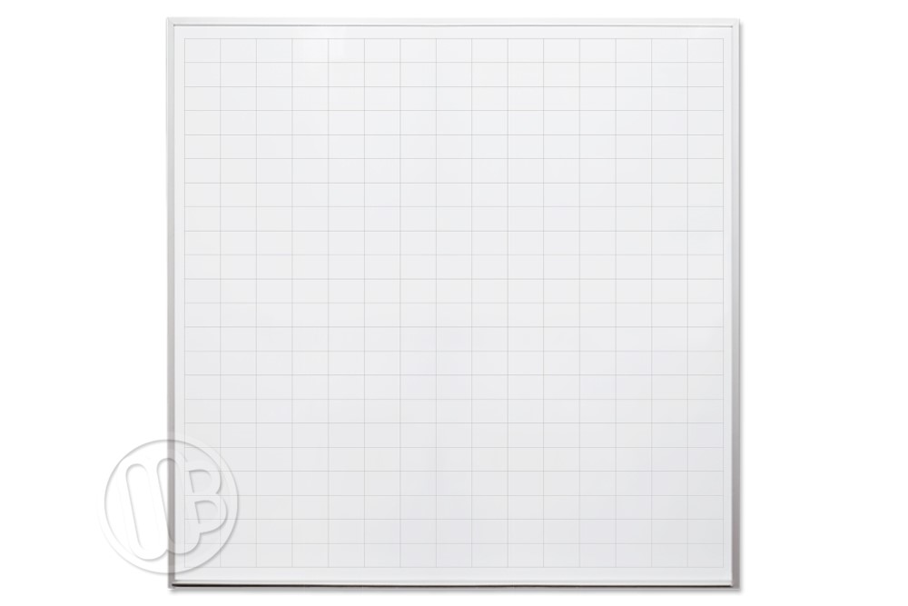 Dry Erase Grid Board 4' x 4' OptiMA