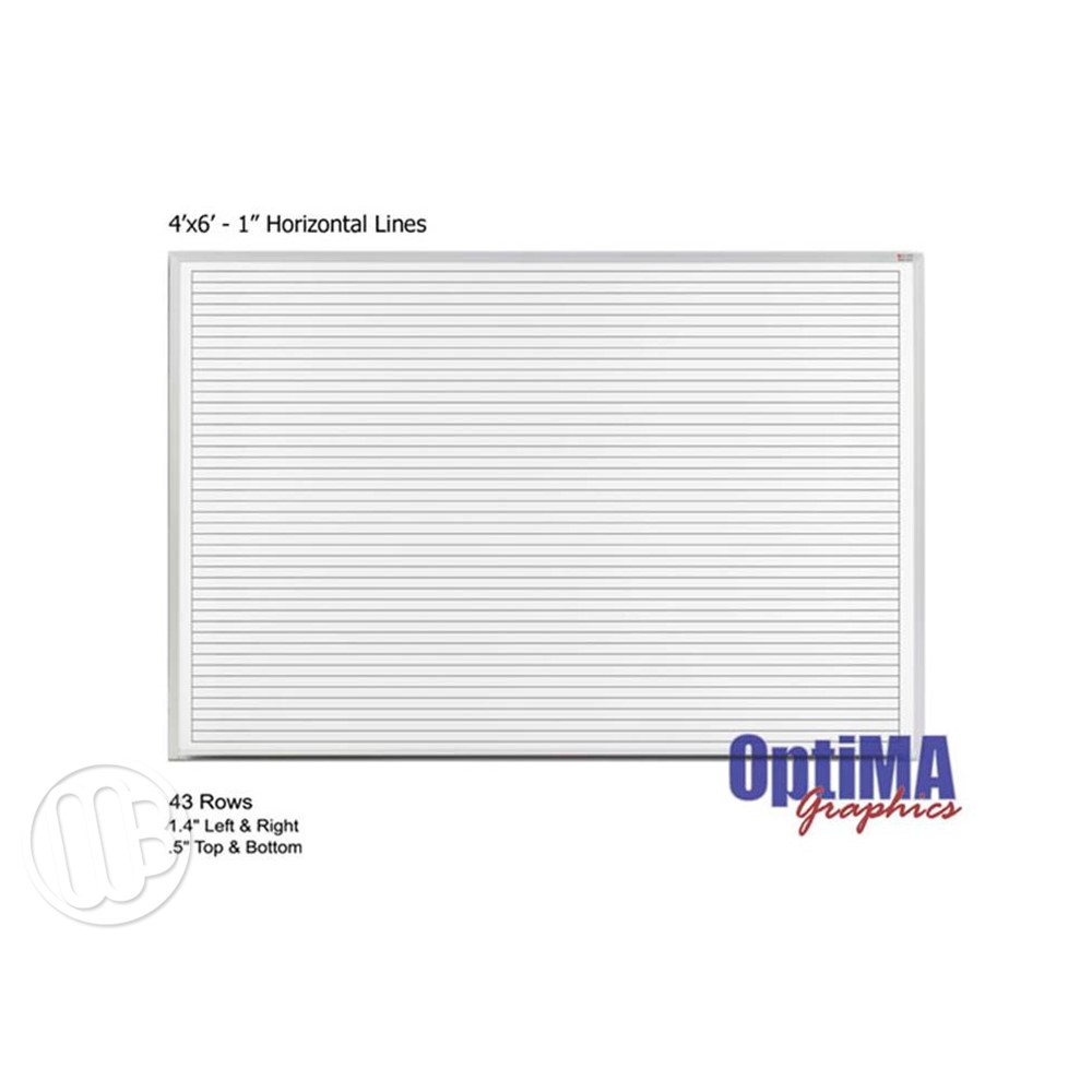 Lined Dry Erase Boards 4 x 6