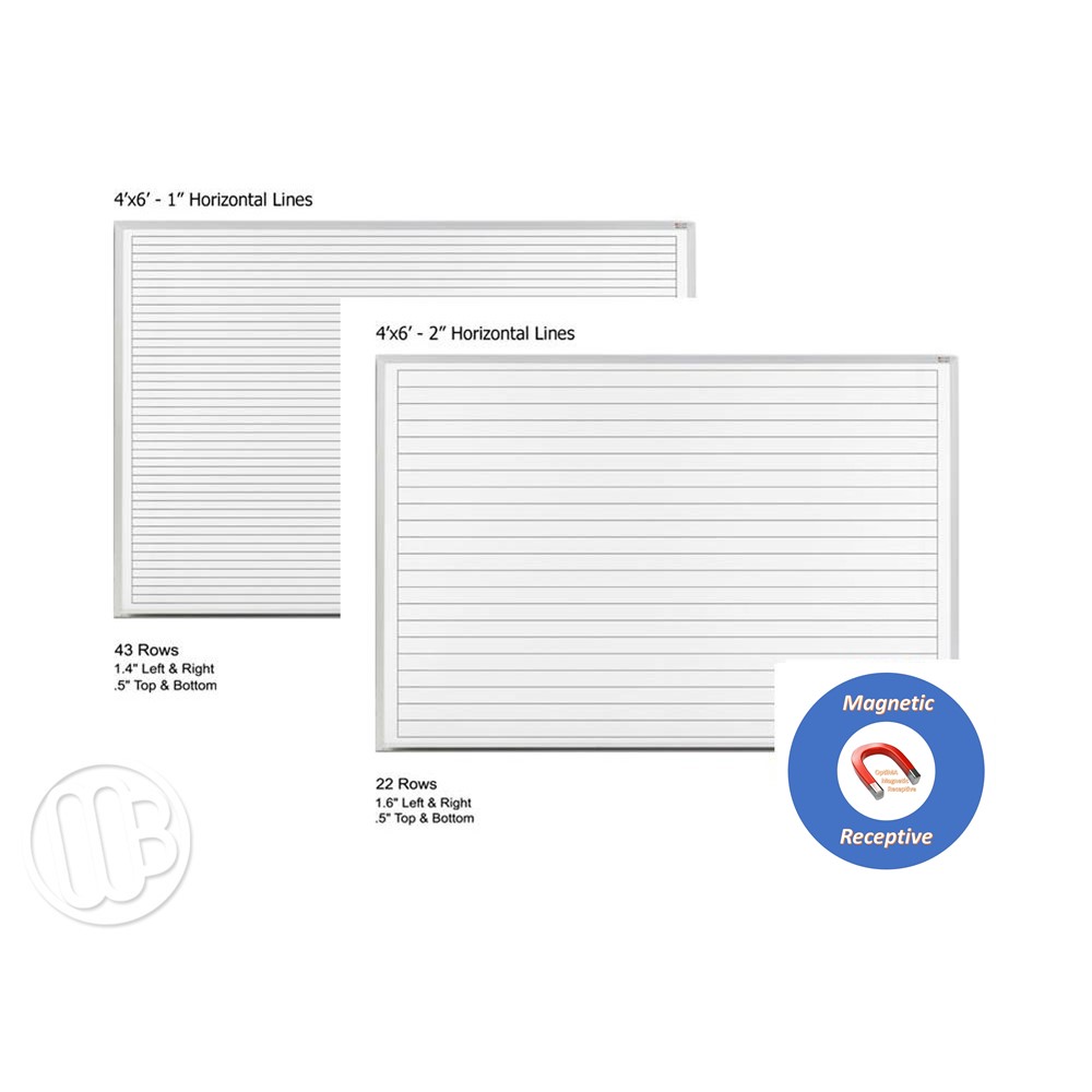 Lined Dry Erase Boards 4 x 6