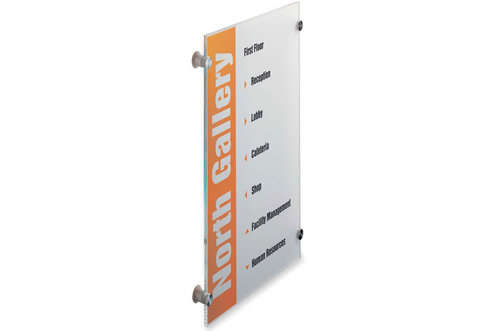 Acrylic Wall Mounted Sign Holder acrylic-wall-mounted-sign-holder