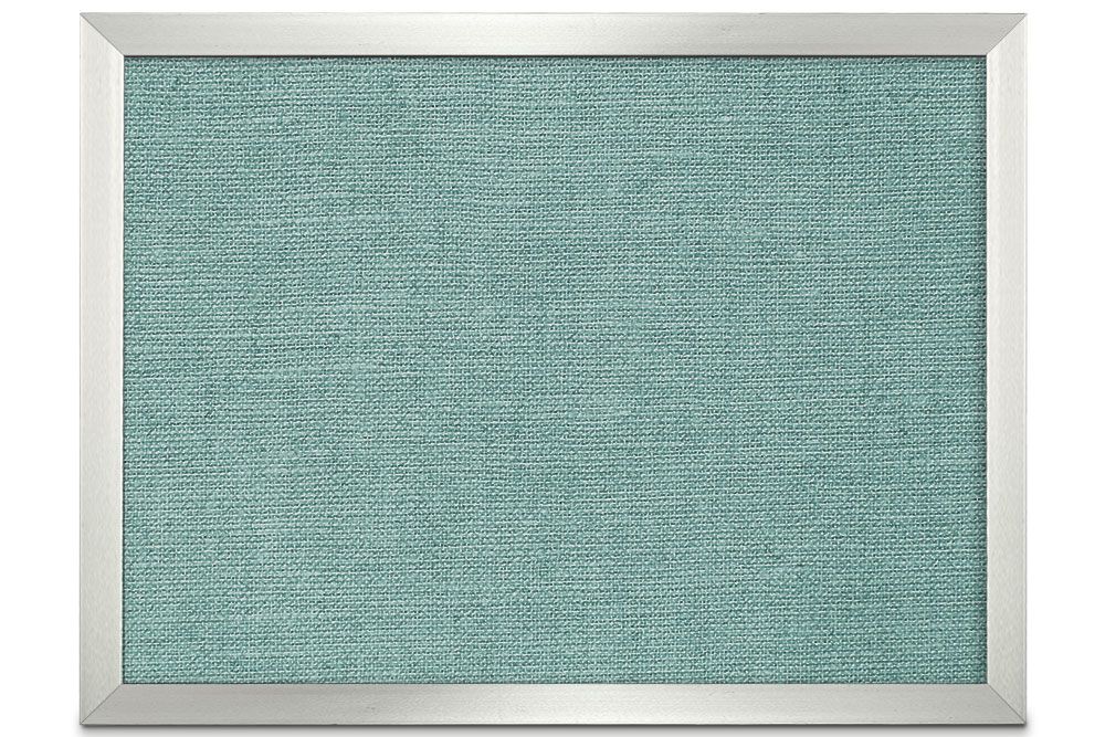 Aluminum Framed Burlap Weave Vinyl