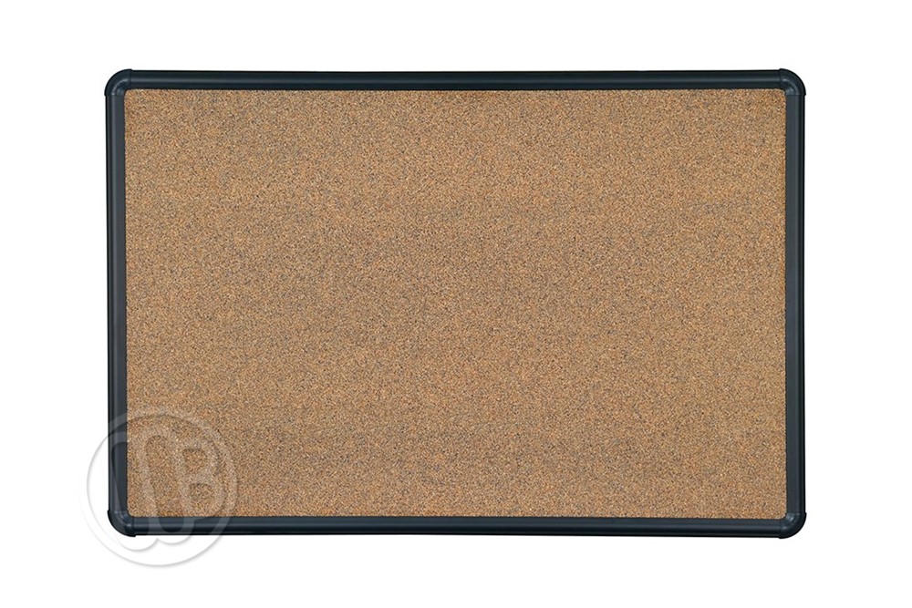 Black Splash Cork Tackboard in 5 Sizes BestRite