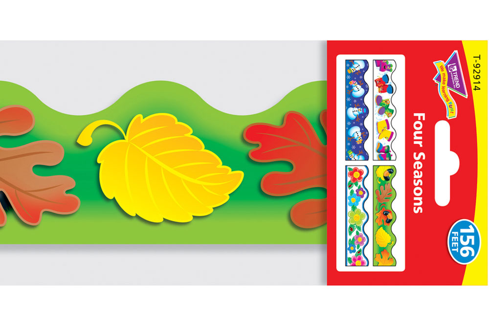 Bulletin Board Trimmer, Four Seasons Pack