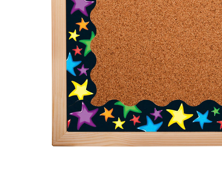 Bulletin Board Trimmers, Colorful Stars