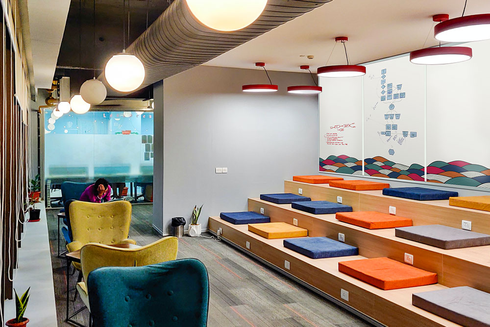 Custom Printed Full Height Wall System