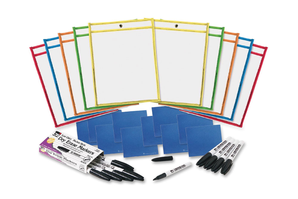 Dry Erase Pocket Classroom Set