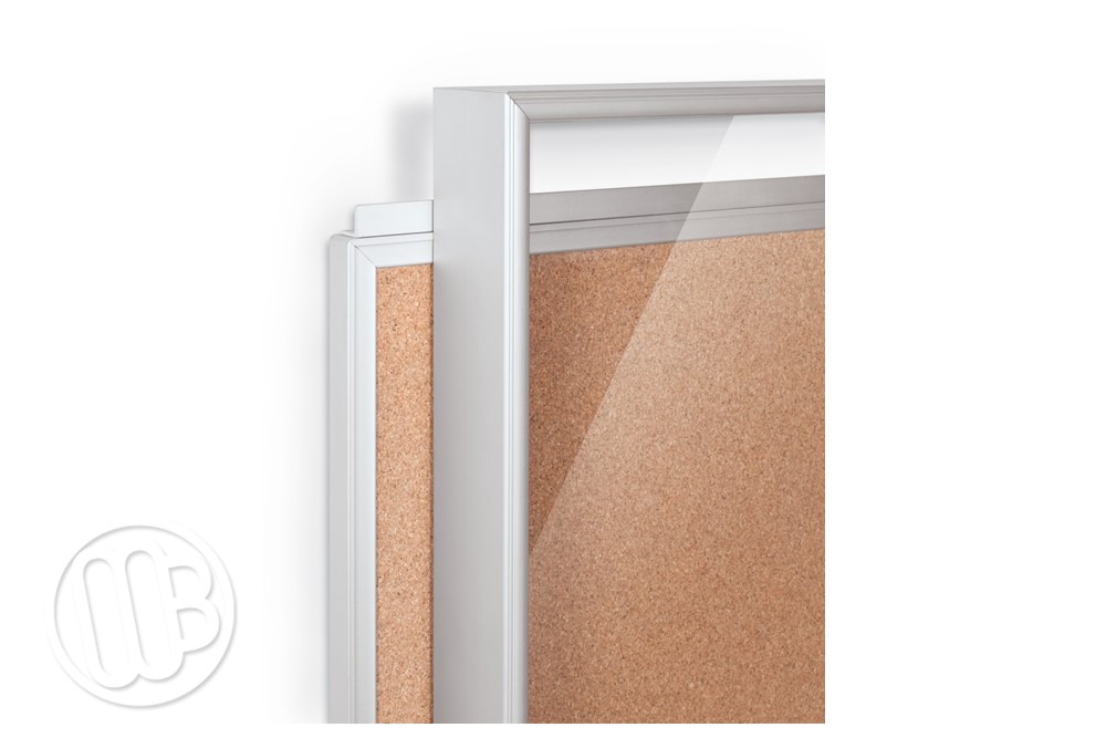 Slim Line Enclosed Bulletin Board
