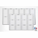 12 Month Dry Erase Planning Calendar | Yearly Whiteboard