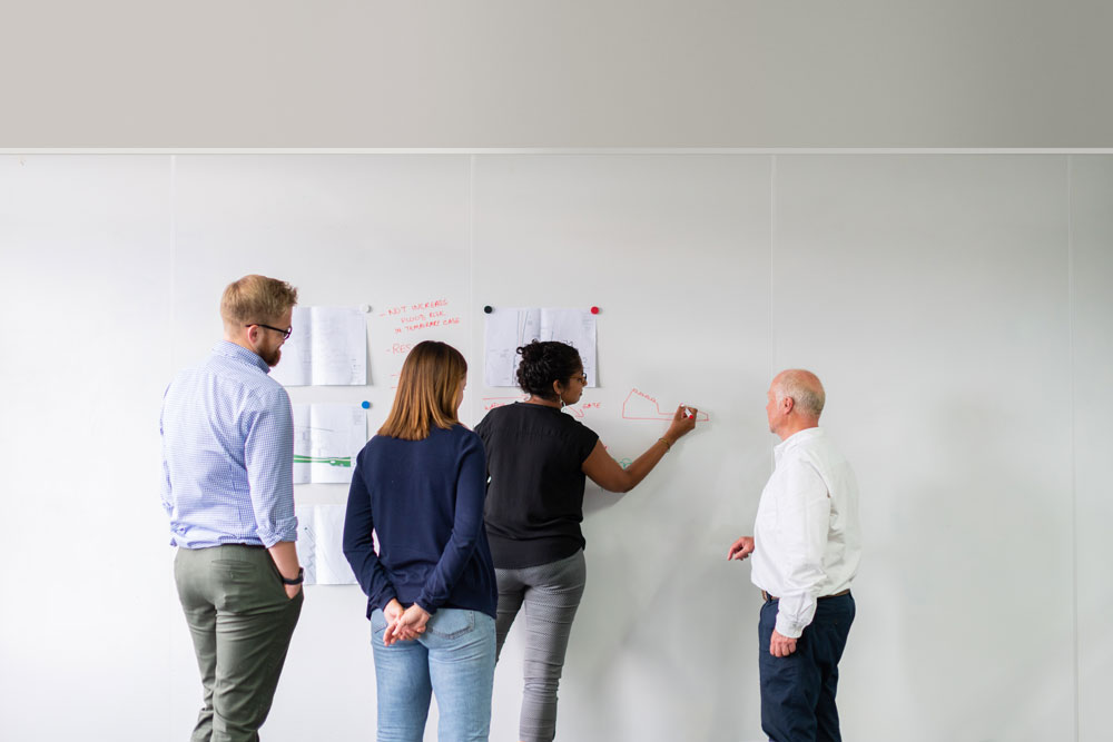 Dry Erase Whiteboard Wall Full Wall Height System