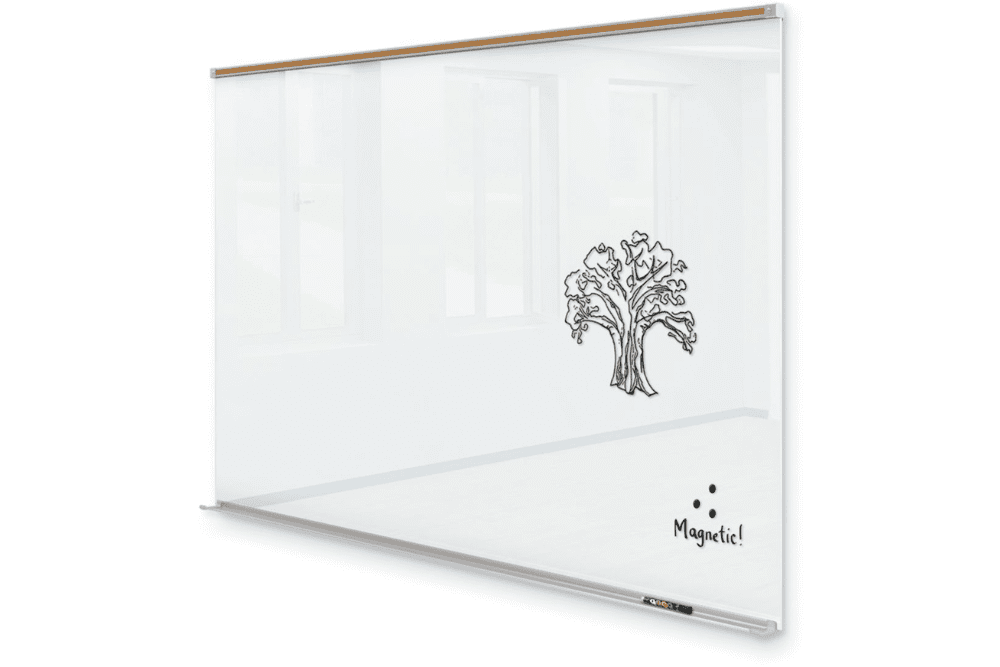 Magnetic Glass Dry Erase Wall Panel System