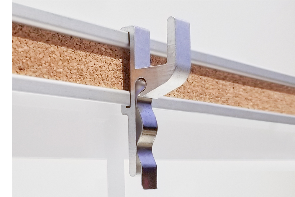 Map and Display Rail Accessories Combination Clip/Hook