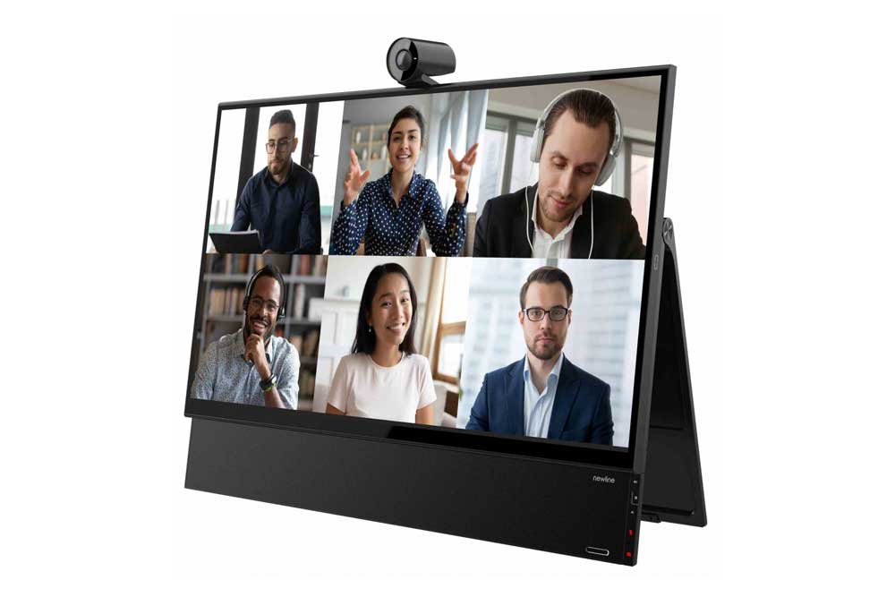 Flex Display with Integrated Conferencing