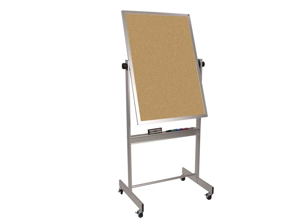 Reversible Portable Cork Board Available in 3 Sizes BestRite
