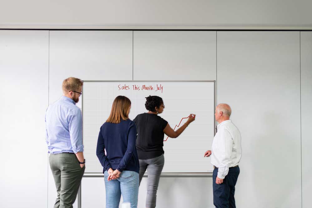 Portable Dry Erase Ghost Grid Boards