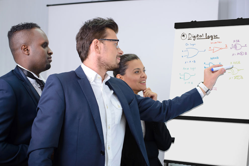 Premium Large Folding Pad Holder & Dry Erase Easel