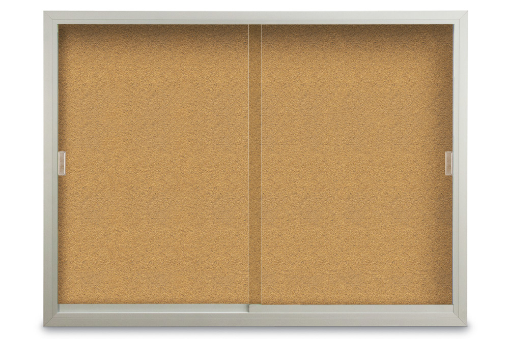 Sliding Glass Enclosed Bulletin Boards