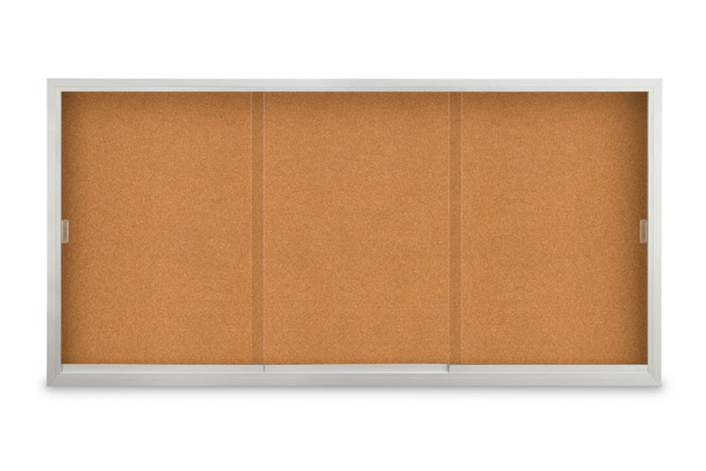 Sliding Glass Enclosed Bulletin Boards