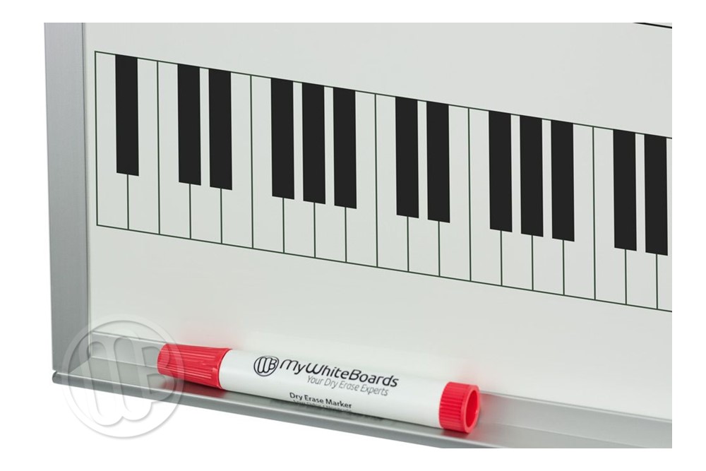 Small Music Staff Dry Erase Boards