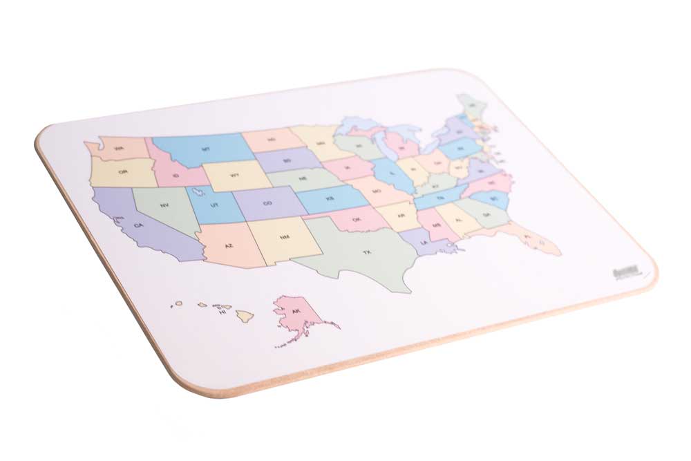 Student Lap Boards with US Map