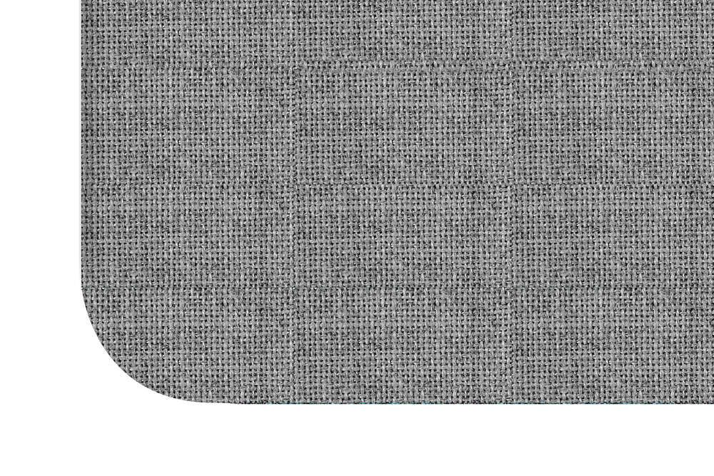 Wrapped Edge Fabric Tackboard, Radius Corner