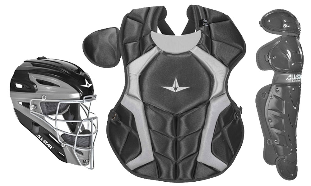 Sale! Buy AllStar Axis Pro S7 Intermediate Black Catcher's Kit CKCC1216S7XBK REVIEWS FREE SHIPPING