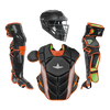 All-Star MVP Pro Intermediate Black/Orange Catcher's Set CKCC-5-BK/OR